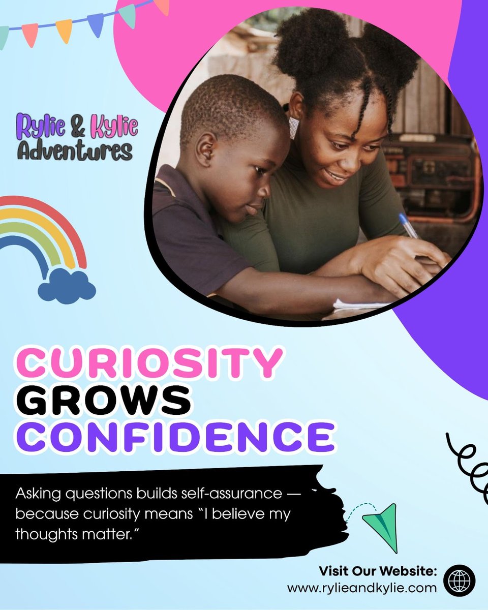 RylieAndKylie's tweet image. Let them ask why — again and again. ��
That’s not defiance, that’s growth.
Every Rylie &amp;amp; Kylie story reminds kids that curiosity is confince in motion.
.
.
.
.
#curiousminds #growthmindsetforkids #rylieandkylie #kidslearning #childdevelopment #confidencebuilding