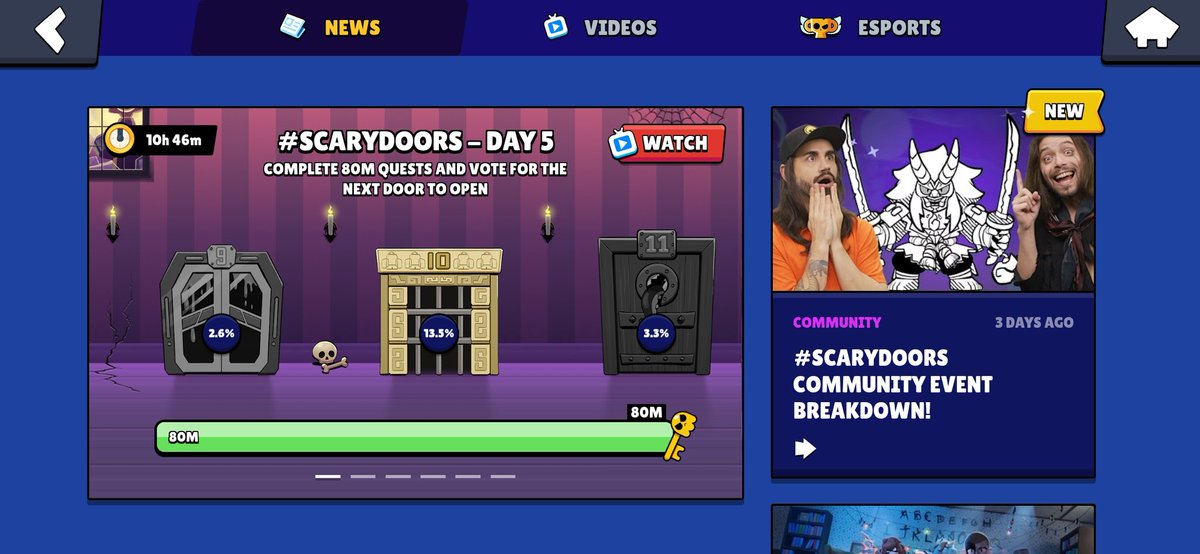 #scarydoors #brawlstars behind this limestone cage is what I seek. 💎