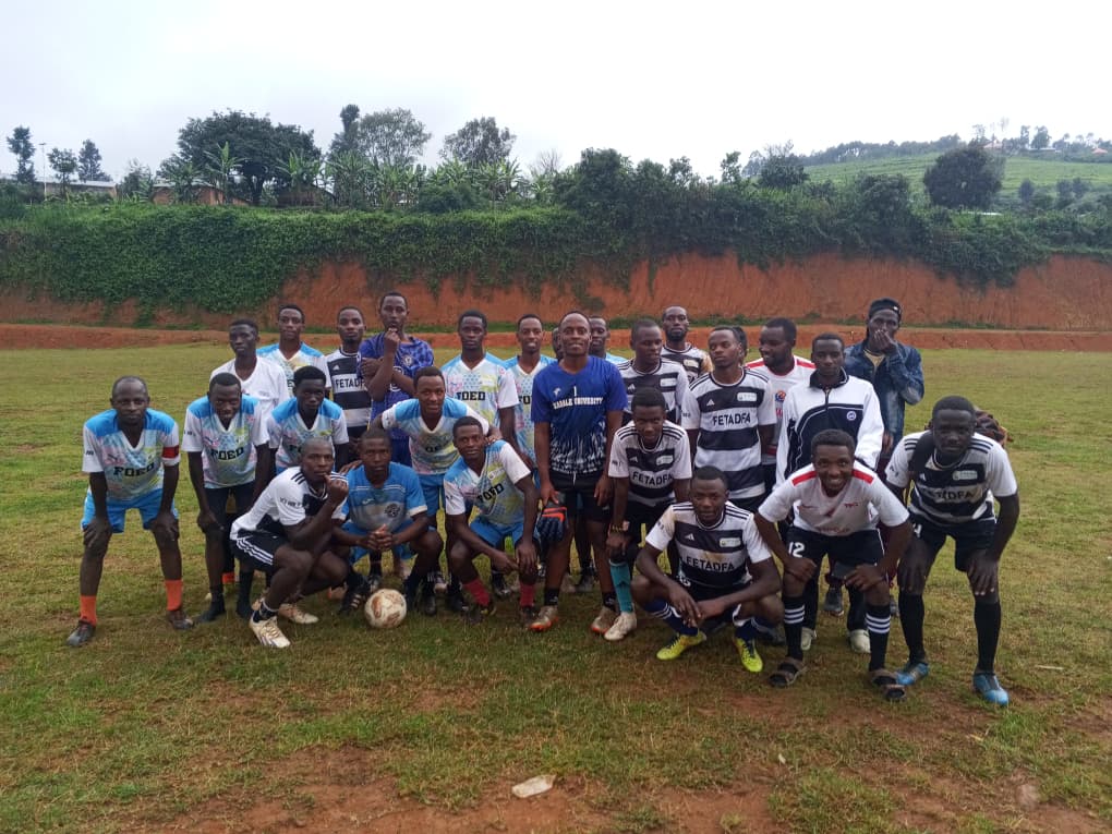 kusmacosa's tweet photo. THE KUSMACOSA DERBY BETWEEN FRESHERS &amp; CONTINUING STUDENTS WAS SUCCESSFUL. 
FT:3-2 Congratulations 🎉 to the Freshers Team.
AND GREAT THANKS TO EACH &amp; EVERY MEMBER THAT PARTICIPATED IN THE MATCH TODAY 🙏🏼.LET THE @kusmacosa 🕯️ keep burning 🔥.
KUSMACOSA ❤️ 
AN ORIGIN UPHELD ❤️. https://t.co/bxj1BjkUSr