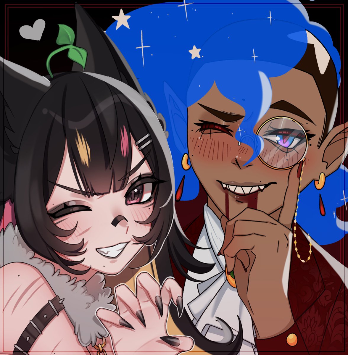 🐺🎃 Happy Halloween! 🎃🧛‍♂️
Art collab with <a href="/kuy0_/">Kuyo✨</a> ♡

#kuyoDIBUS #notoillust