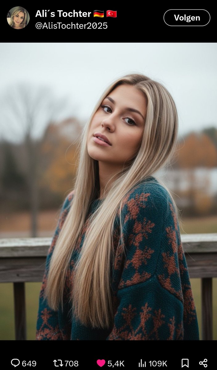 Lord_Senior's tweet photo. I am from Germany.
I am a #Muslim woman and I vote #OnlyAfD.
Why is that?
Because I love my #homeland #Germany and I don’t want any #Islamist #terrorists here.
The #danger does NOT come from the #right but from the #woke #left-wing extremists and from #Islam.
Yes, I’m saying this as a #Turkish woman.