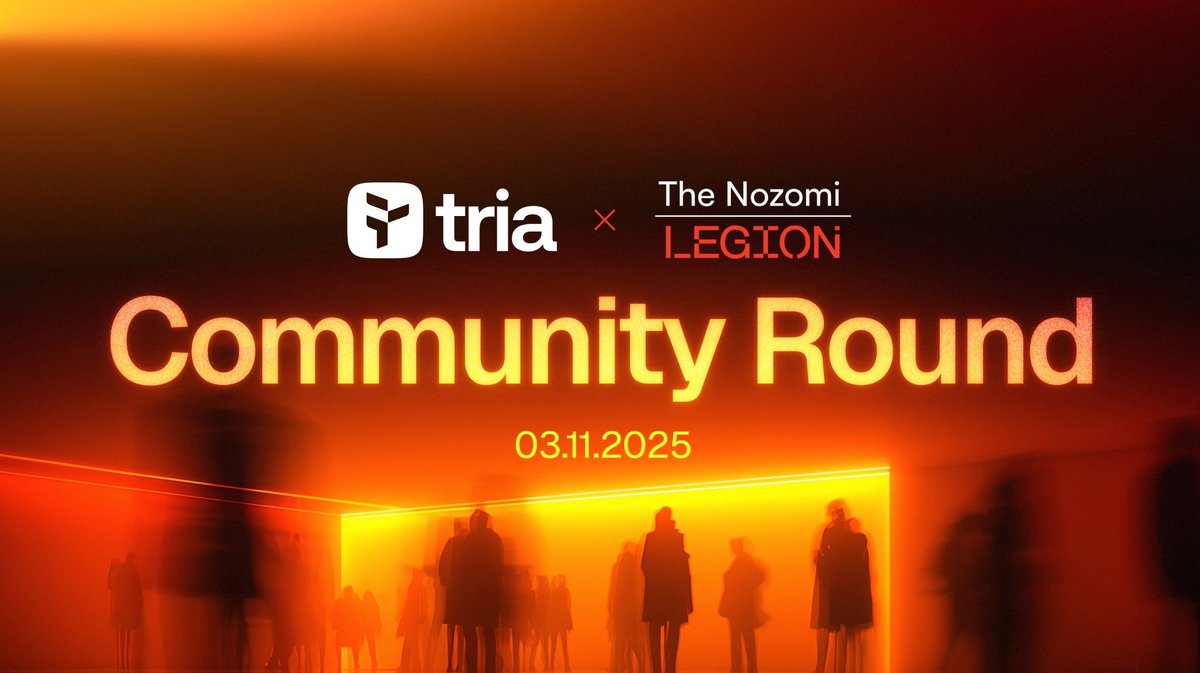 Most token sales feel like chaos.

Bots, first-come-first-served, gas wars and people who don’t even care about the product trying to farm allocation.

<a href="/useTria/">Tria</a> said no.

This round is for the people who actually believe in what Tria is building.

This isn’t a race.

It’s a