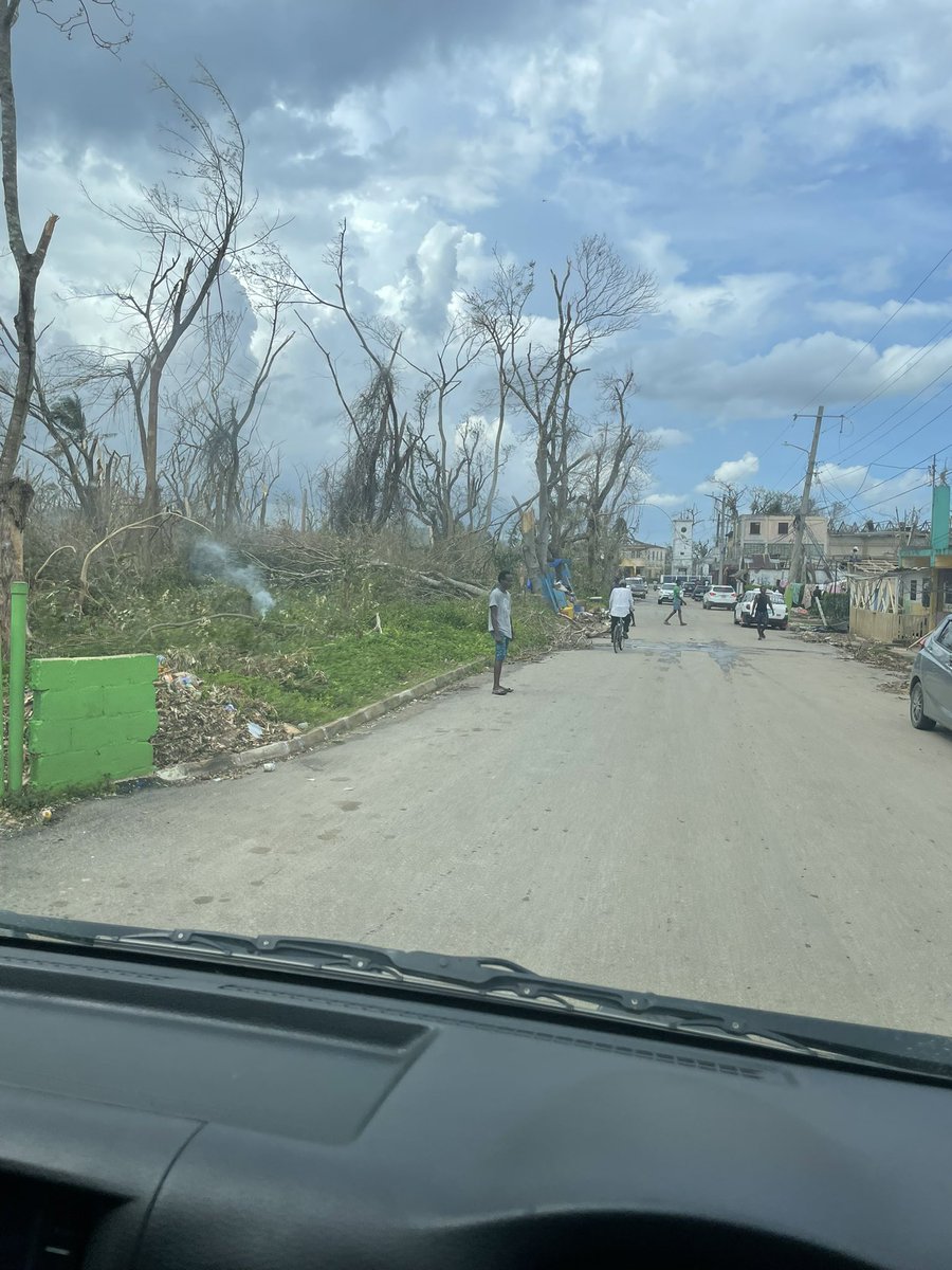 SirNewton's tweet photo. This is my community back in Trelawny. The storm has done so much damage that not even radio signals can get there. They’re cut off from any sort of information since Melissa passed https://t.co/kUpZuiMlK1
