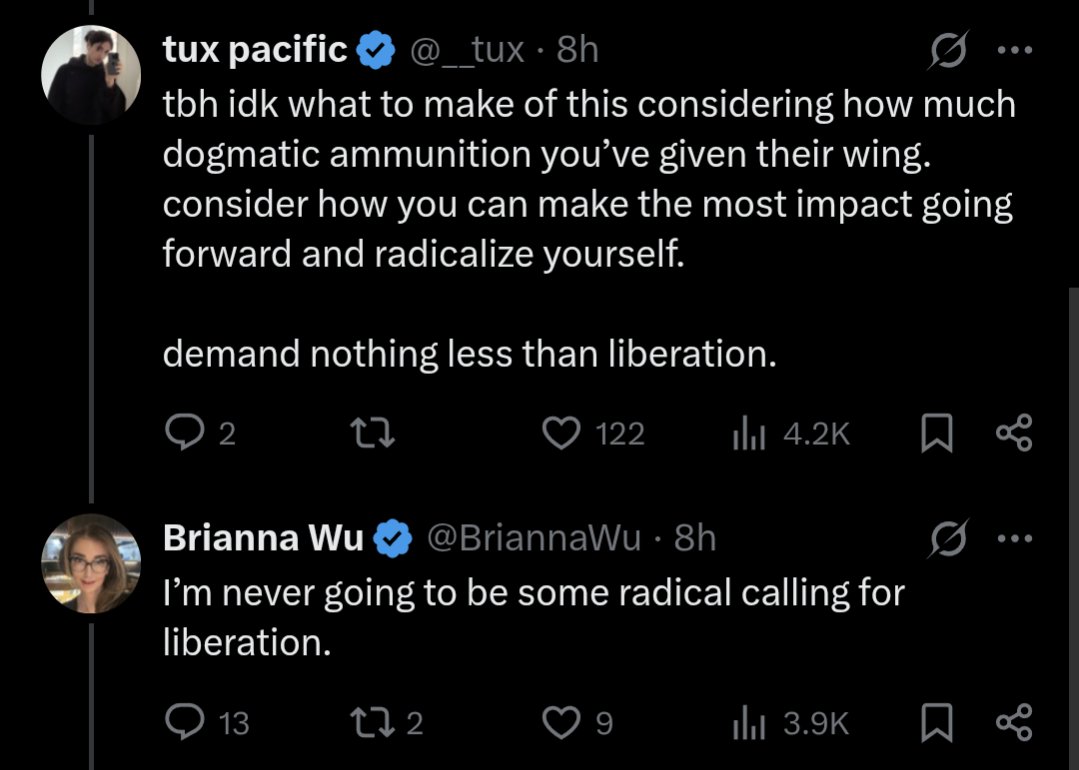 the problem with all of these grifters trying to pull a 180 on their previous transphobia is that they will never commit to it with half of the fervor as their previous stance. put some fucking effort in, goddamn.