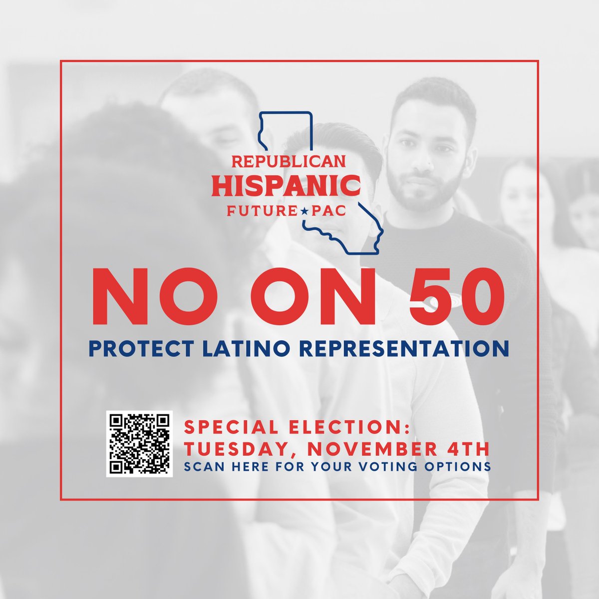 HispanicFuture's tweet photo. Election Day is in 3 days. Vote early by mail or in-person.

Latino communities are not served by neighborhoods torn apart by gerrymandering and predetermined elections. 

Find your vote centers here: https://t.co/eoRC3iflHW https://t.co/8UNR2PC6uQ