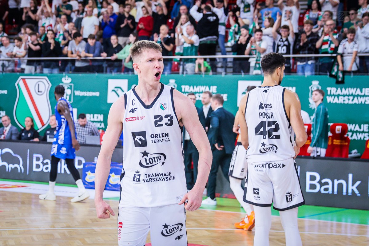 PLKpl's tweet image. 🥳 Radość @LegiaKosz 🔥

📷 Andrzej Romański 

#plkpl @GrupaORLEN
