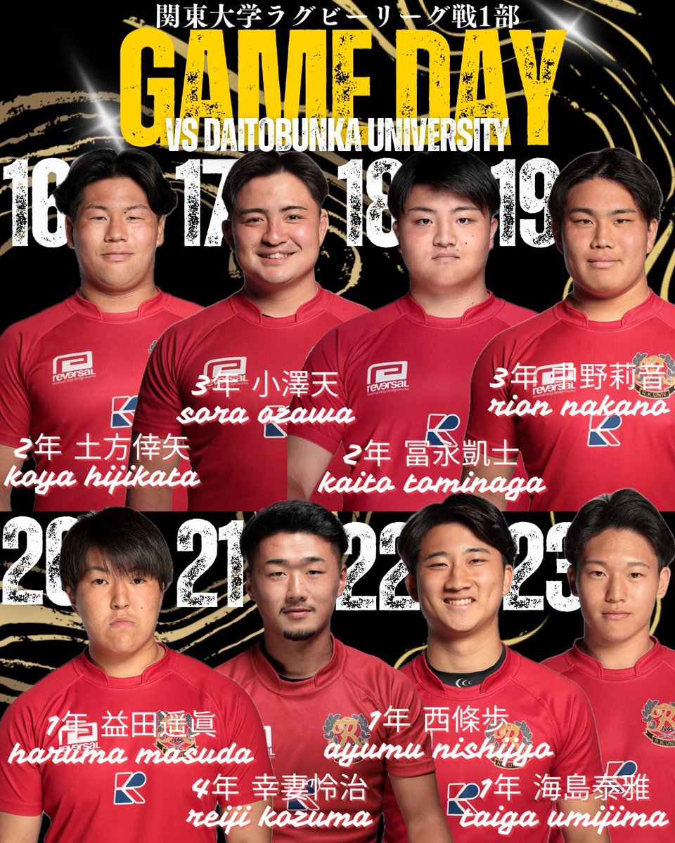 流通経済大学ラグビー部 on X
