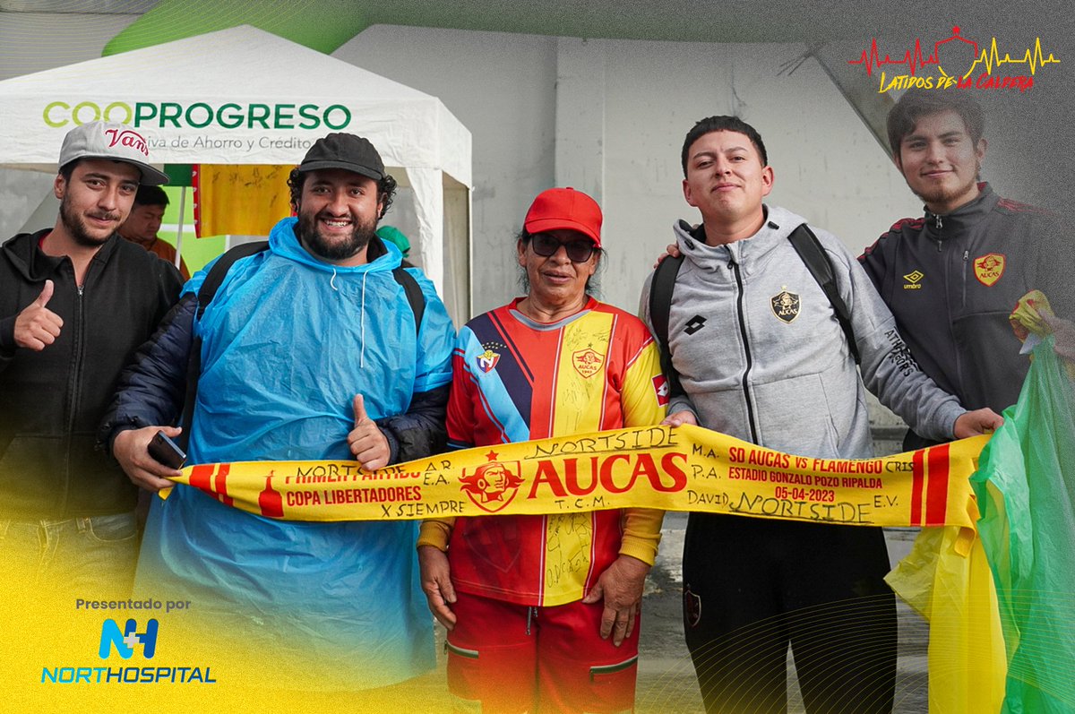 Aucas45's tweet image. 💛❤️ #LatidosDeLaCaldera ⚽️ 

Presentado gracias a @Northospital_ec

#NewSegment 
#SomosAucas 

💛❤️