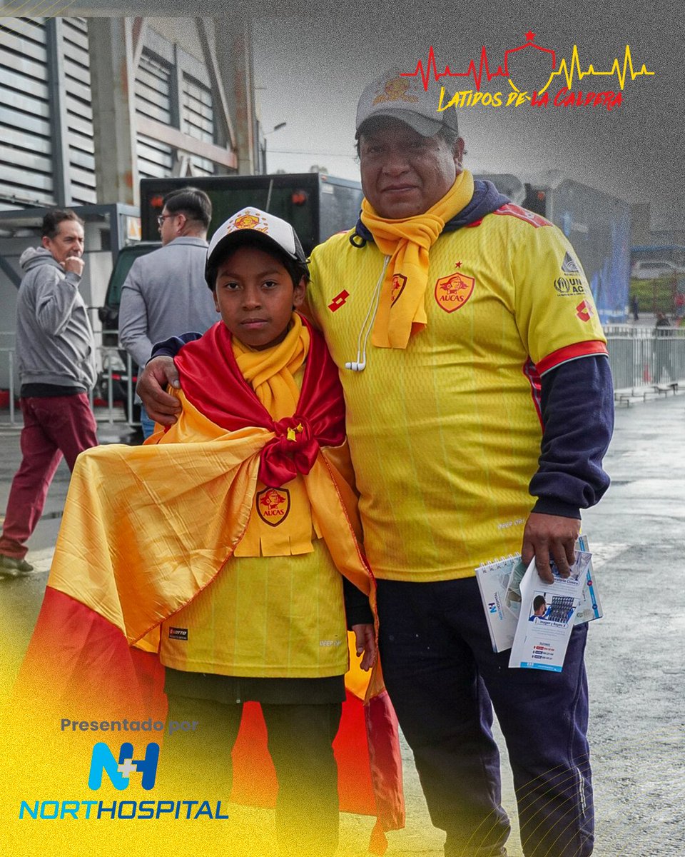 Aucas45's tweet image. 💛❤️ #LatidosDeLaCaldera ⚽️ 

Presentado gracias a @Northospital_ec

#NewSegment 
#SomosAucas 

💛❤️