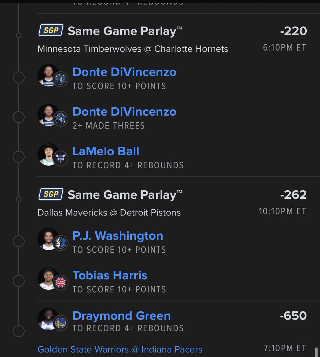 BankrollOdds's tweet image. 🎯NBA LONGSHOT PT.2🎯