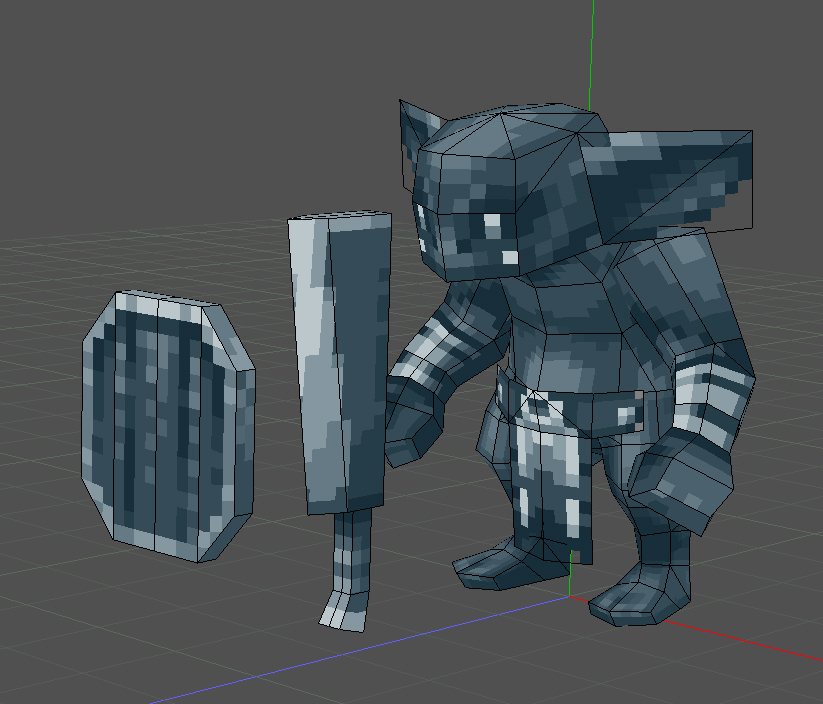 #lowpoly #pixelart 
kousako.itch.io/lowpolygoblin