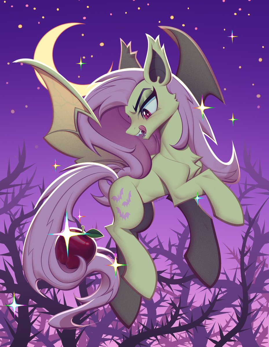 🦇Happy Halloween everypony!~
#mlp <a href="/flatterbat/">Pinkie Sweets Pie</a> #Halloween #pony