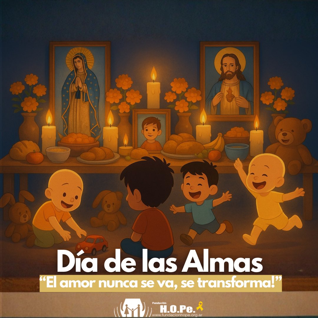 Hope_Salta's tweet photo. En este Día de las Almas honramos a los niños que trascendieron, quienes iluminaron la vida de todos los que los conocimos 💛
Su recuerdo guía nuestro camino y nos une como familia https://t.co/mZzku6qFBl 🌈 https://t.co/SA0BARHzaM