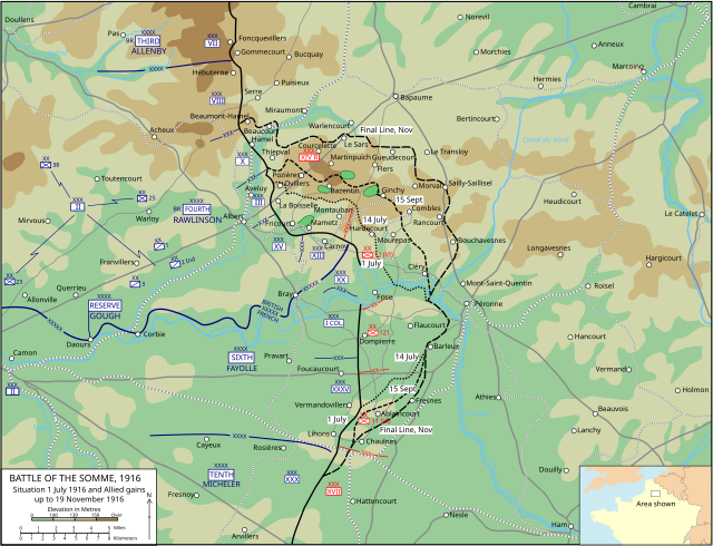 URDailyHistory's tweet photo. 18 Nov 1916: The First Battle of the #Somme ends when British Commander Sir Douglas #Haig calls off the #British offensive. The battle lasted four months. Some 60,000 British troops were killed or wounded on the first day of battle alone. #WWI #History #OTD #ad https://t.co/orDskNxIqb