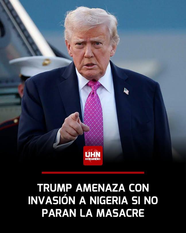 CBrianF's tweet image. #Trump amenaza con invasión total a #Nigeria si no paran la MASACRE de #cristianos.
“Si el gobierno nigeriano sigue permitiendo el asesinato de cristianos, #EstadosUnidos cortará toda ayuda y entrará para aniquilar a los #terroristas islámicos”.