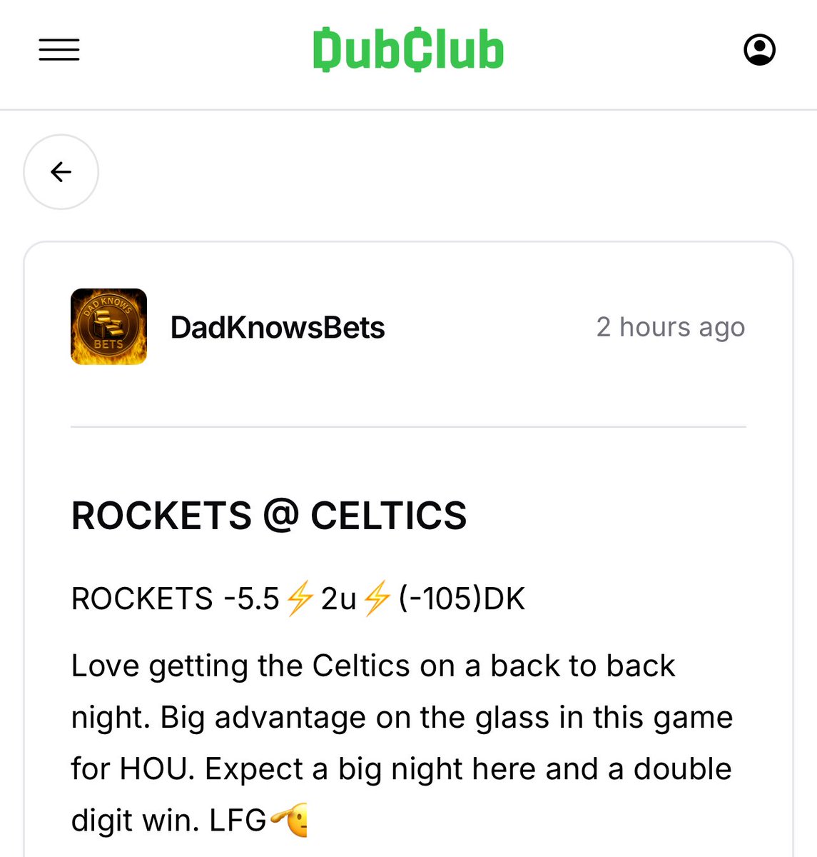 TheLineFather's tweet photo. VIP CASH THOSE TICKETS 🎟️
ROCKETS -5.5✅
A double digit win indeed!
#DADKNOWS
LFG🫡 WE ARE HOT💰✅💰✅💰✅
#GamblingX https://t.co/Ws02ww3Bzg