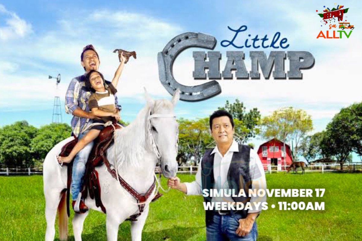 holaphofficial's tweet image. Magiging champion ang umaga sa bawat padyak ni #LittleChamp, simula NOVEMBER 17, WEEKDAYS, 11:00AM sa JEEPNEY TV at ALLTV.