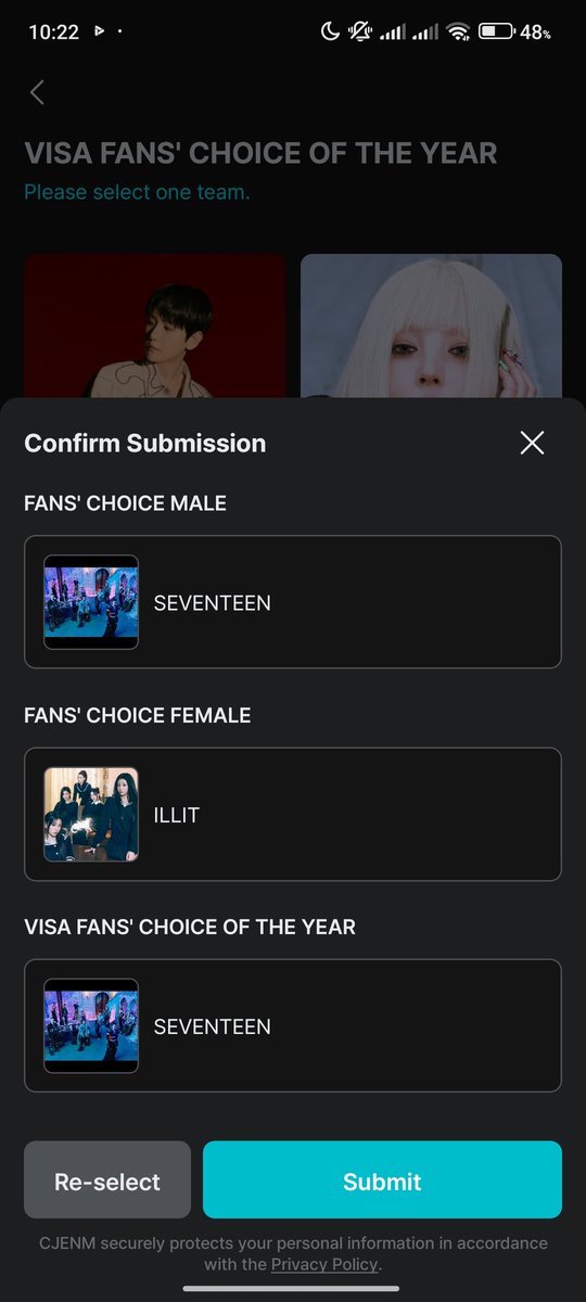 mingyulab200's tweet photo. @ubescoups I forgot to take a screenshot of my votes in my other account 😭
#2025MAMAVOTE #SEVENTEEN https://t.co/wUaSSmPDkG