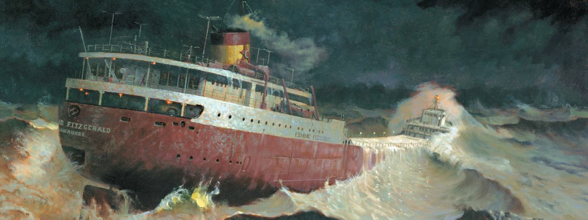 DakotaW727's tweet image. I think about the Edmund Fitzgerald more than the Roman empire