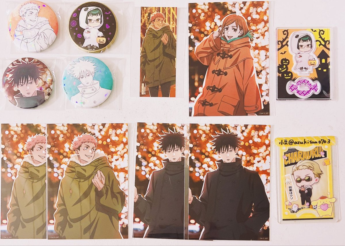 @小豆 グッズ まとめて優先 バラ売りも可◎ アクスタ 缶バッジ 購入特典 FRUITS ZIPPER ふるっぱー ラッフルくじ 詰め合わせ 缶バッジ