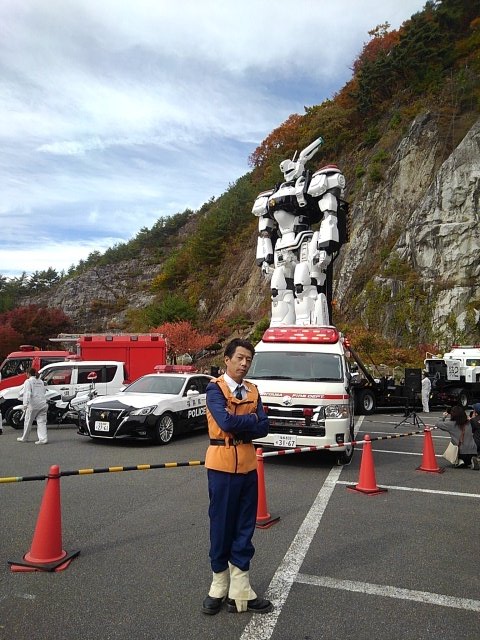 ２回目のデッキアップに間に合った
#あぶくま洞
#パトレイバー 
#コスプレ