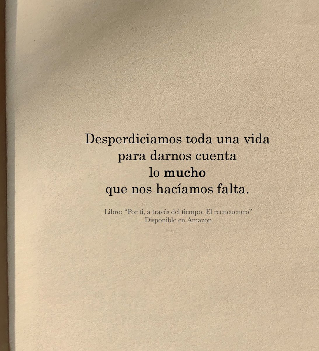 Libro: “Por ti, a través del tiempo: El reencuentro” 📗