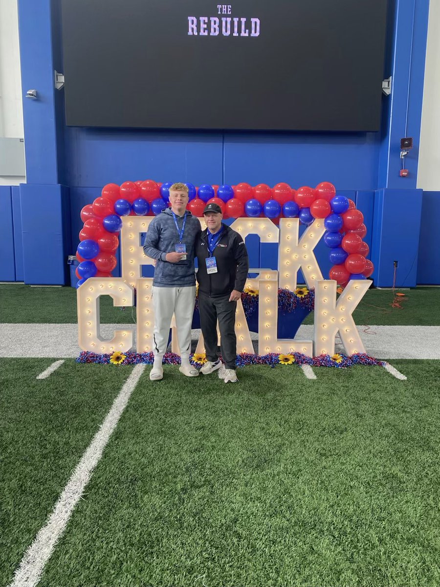 After an awesome game day, I am grateful to have received my 3rd D1 offer to Kansas! #RockChalk <a href="/BillyBonneau/">Billy Bonneau</a> <a href="/CoachLeipold/">Lance Leipold</a> <a href="/AGBluejayFball/">AG Bluejay Football</a>