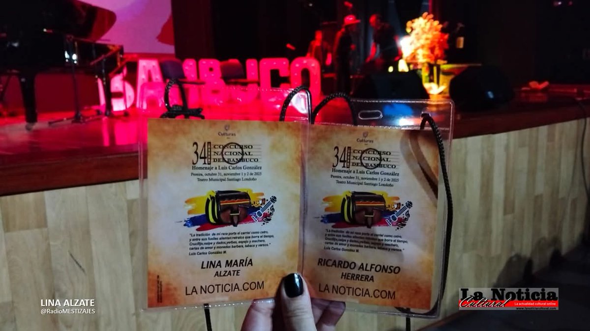 LaNotiCultural's tweet photo. En PEREIRA (Risaralda), avanza la versión 34° del Concurso Nacional del Bambuco, con participantes de todo el país. @concursobambuco.  Buena música!  @RadioMESTIZAJES 
#SeCantanBambucos
#mestizajes https://t.co/klpFRDn7NU