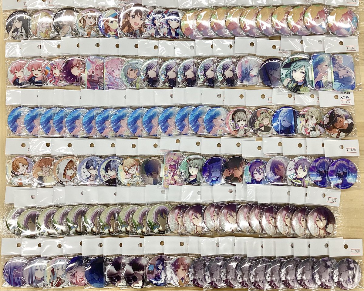 🐨入荷情報🐨】 プロジェクトセカイより、 缶バッジが各種入荷しました