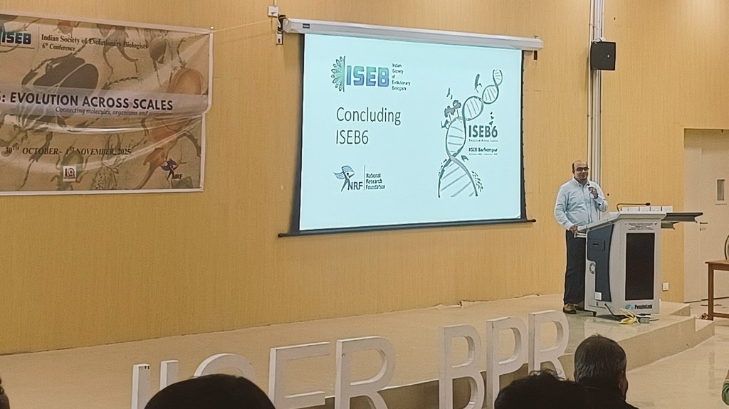 aravindpsuresh's tweet image. Had a great time presenting my poster at #ISEB6. Amazing discussions, good food and the perfect beach backdrop!
Thanks to @nbodhi84 and the team for such a well-run and warm conference.