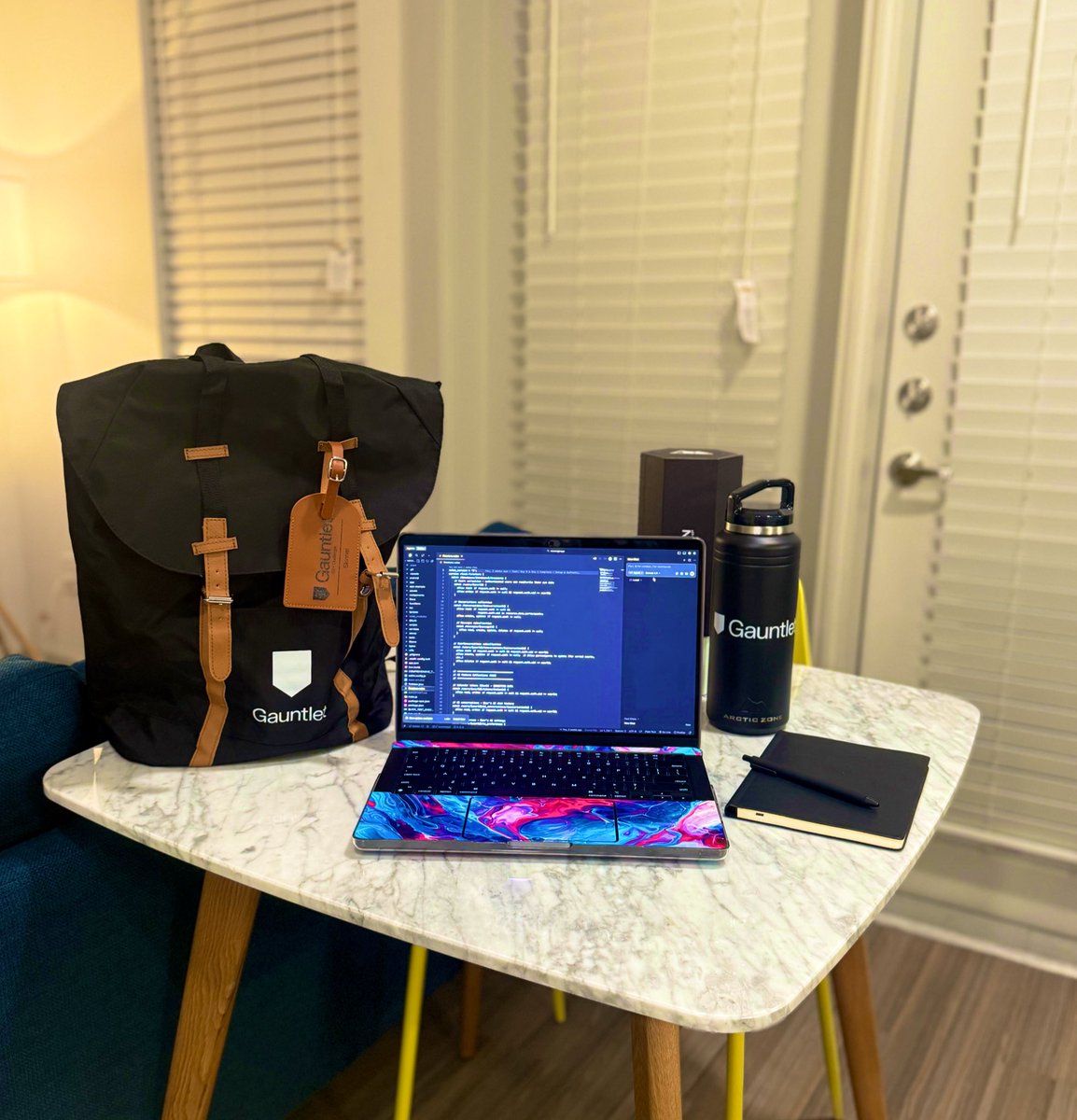 Landed in Austin!
Got the swag, apartment, and everything set.
Ready to kick off the in-person phase of <a href="/gauntletai/">Gauntlet AI</a>