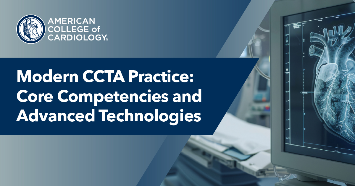 ACCinTouch's tweet image. Enhance your clinical expertise w/ 🆕 #ACCEd on #cvImaging. Modern CCTA Practice: Core Competencies &amp;amp; Advanced Technologies provides an overview of contemporary CCTA use, from foundational principles to cutting-edge applications.

Learn more: bit.ly/3LolUgG @Heartflow