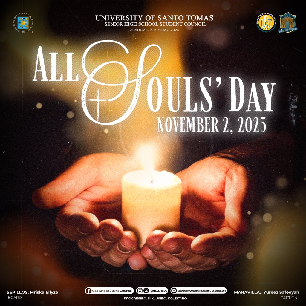 In every flicker of a candle, a whisper of memory honors a gentle soul. 🕯️

Every November 2, we pause in solemn remembrance of the faithful departed. 

May our prayers rise like gentle light, carrying love to those who rest above. 🕊️