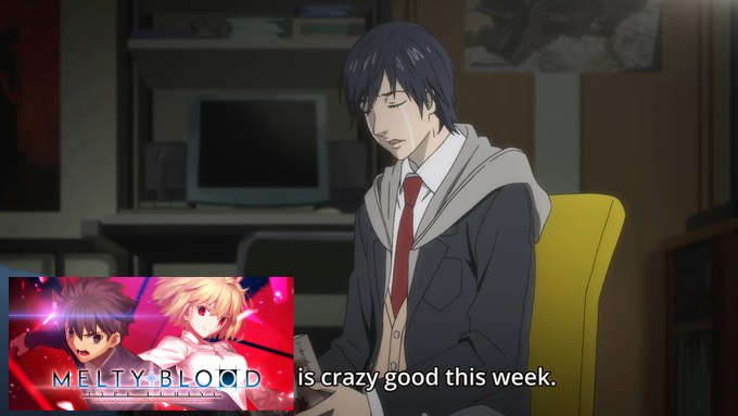 I booted up Melty Blood after god knows how long