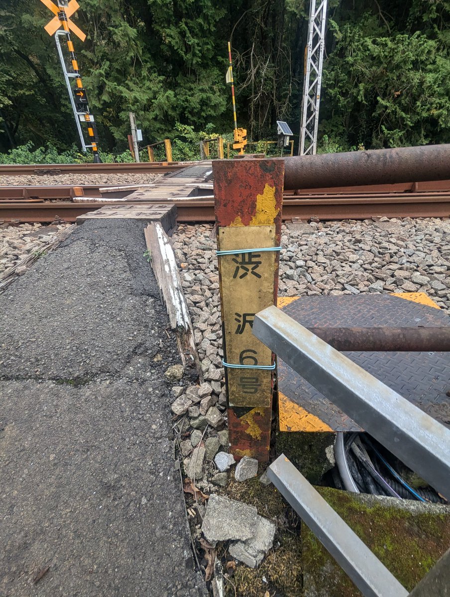 まずは6号踏切
#踏切
