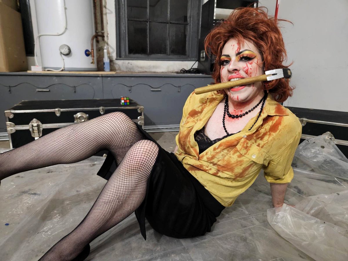 michaelsgeorg's tweet photo. Pinhead is cool and all but the real star of the show is the blood drenched diva that is Julia Cotton.. I hate gay Halloween wdym you're the horny murderous milf from hellraiser etc etc https://t.co/mIM6GkmDSW