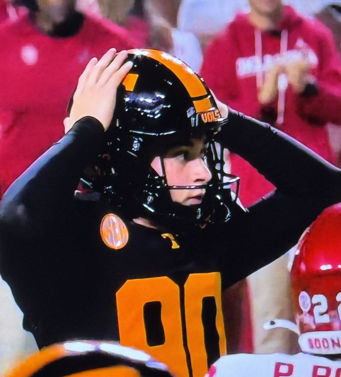 OU’s kicker is 4/4 with two from 55. Here is <a href="/Vol_Football/">Tennessee Football</a>’s kicker.