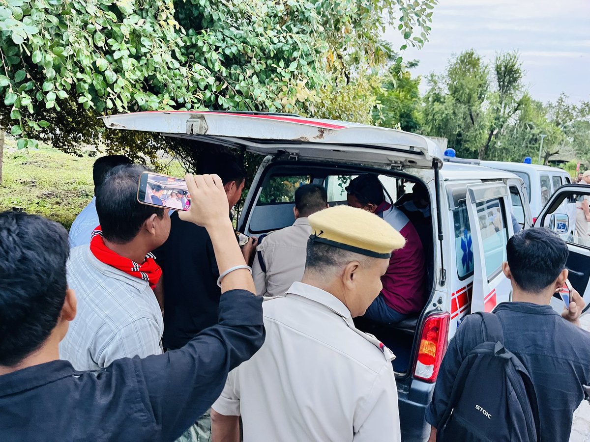 Reedeepjackdole's tweet photo. We sincerely thank the #TMPK Chennai for their successful efforts in transferring the mortal remains of RabinTaid, who #passed away in #Chennai on Oct.30, 2025, to his hometown #Silapathar for his last rites. We also appreciate Hon’ble CM #Assam for the Shraddhanjali Scheme. https://t.co/gCs3C5Xot9