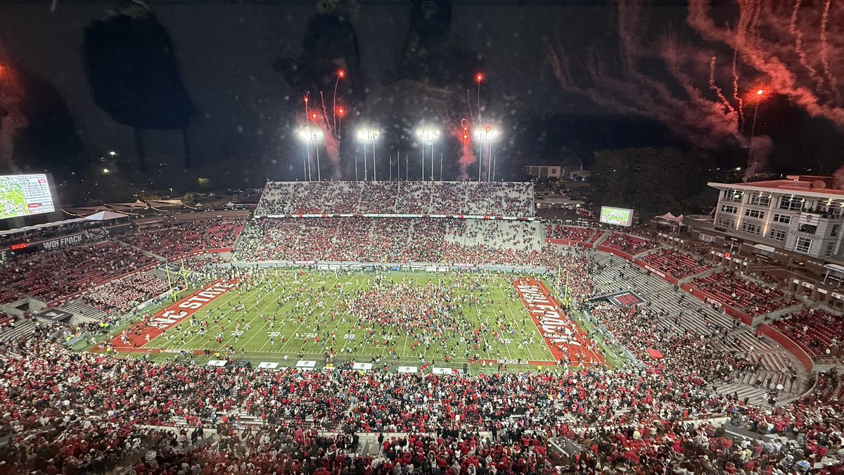 InsidePackSport's tweet image. NC State stuns No. 8 Georgia Tech inside Carter-Finley Stadium, 48-36.

C.J. Bailey: 24-32, 340 yd, 3 total TD

The Wolfpack (5-4, 2-3 ACC) returns to action on Saturday, Nov. 15 on the road at Miami. Kickoff is TBA.