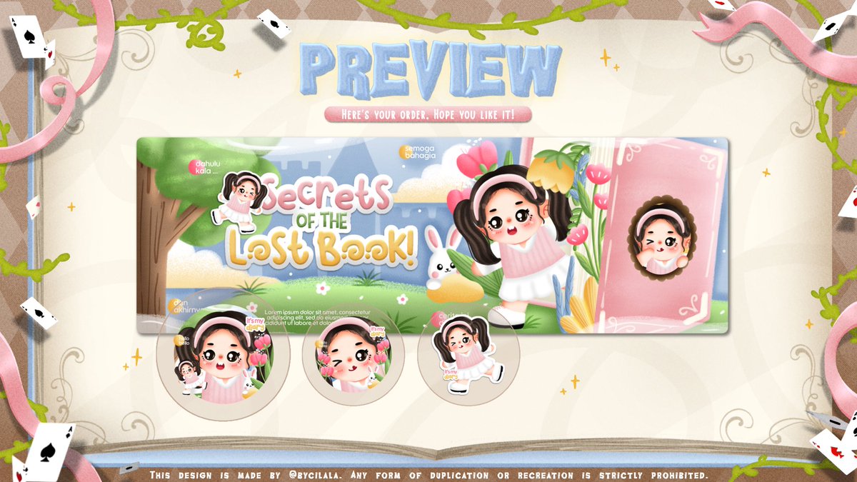 bycilala's tweet image. RT untuk Ready Stock ini!
— Lost Book