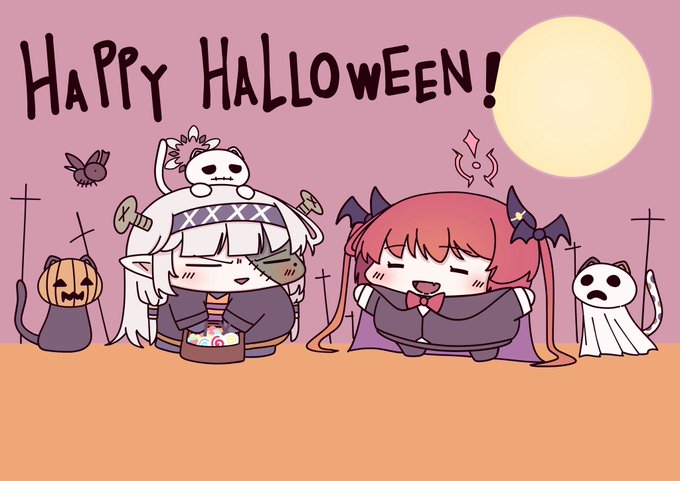 ハロウィンの夜、もちもち達がやって来る… 
