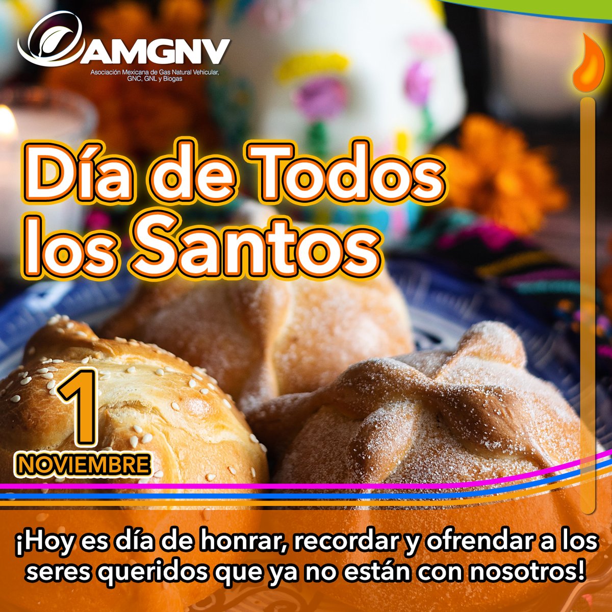 ¡Hoy es día de honrar, recordar y ofrendar a los seres queridos que ya no están con nosotros!

#DiaDeTodosLosSantos #tradicionesmexicanas #diadelosfielesdifuntos #DiaDeLosMuertos