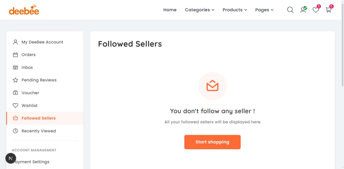 kenzycodex's tweet image. Day 7 of building DeeBee 🛍️
Just dropped the buyer account dashboard today. Sellers had their control center, now buyers get theirs ✨
Jumia-inspired sidebar, seamless navigation, mobile-ready
Because everyone deserves a smooth experience 🎯🤔
#buildinpublic #100DaysOfCode