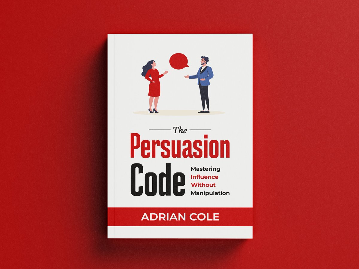 Zamanigraphic's tweet image. Day 12 of 60 — “The Persuasion Code”

Mastering influence without manipulation.

Clean visuals, confident typography, and balanced contrast — this cover mirrors clarity and trust.

Do you think the design captures influence without manipulation?

#BookCoverDesign #DesignChallenge