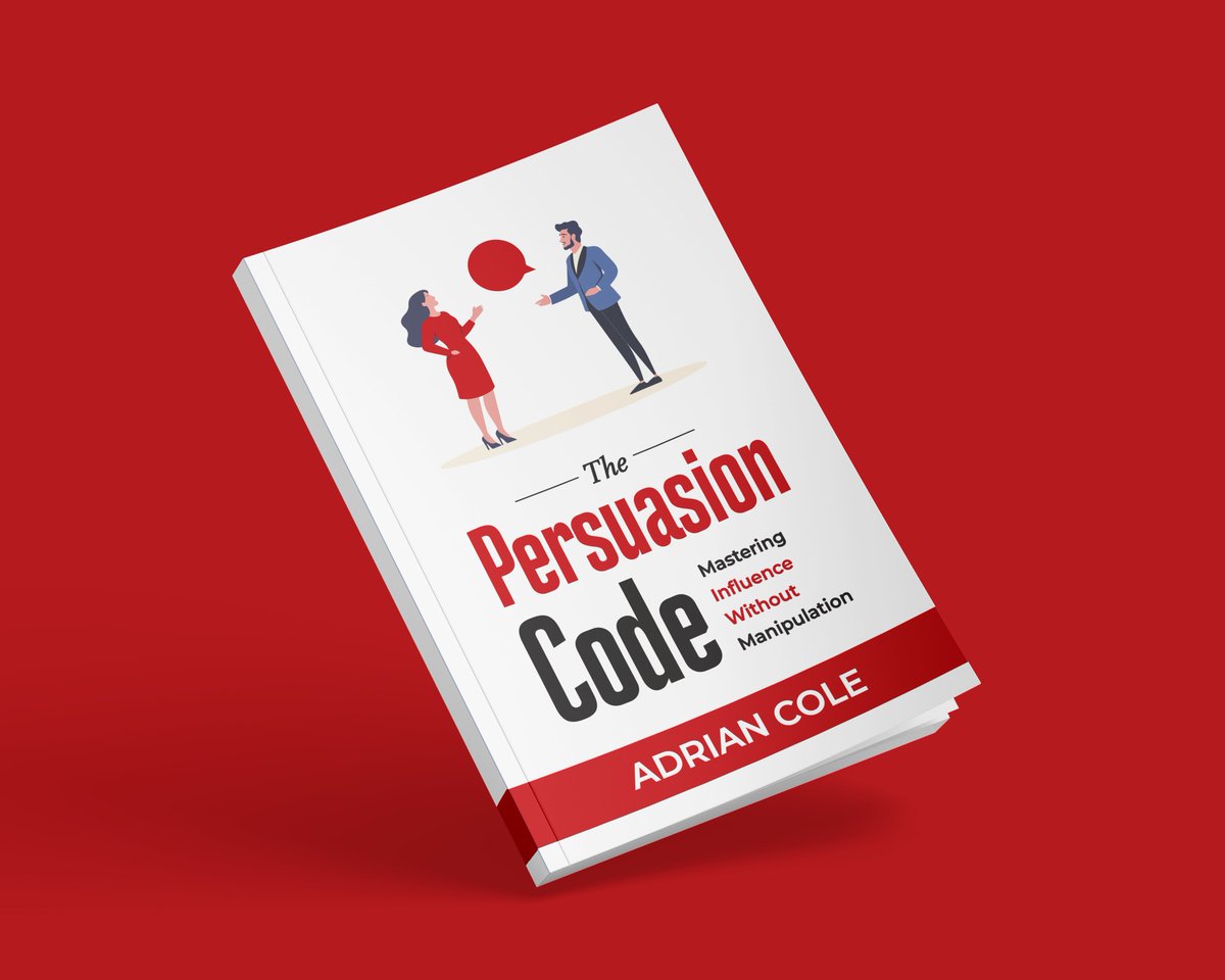 Zamanigraphic's tweet image. Day 12 of 60 — “The Persuasion Code”

Mastering influence without manipulation.

Clean visuals, confident typography, and balanced contrast — this cover mirrors clarity and trust.

Do you think the design captures influence without manipulation?

#BookCoverDesign #DesignChallenge
