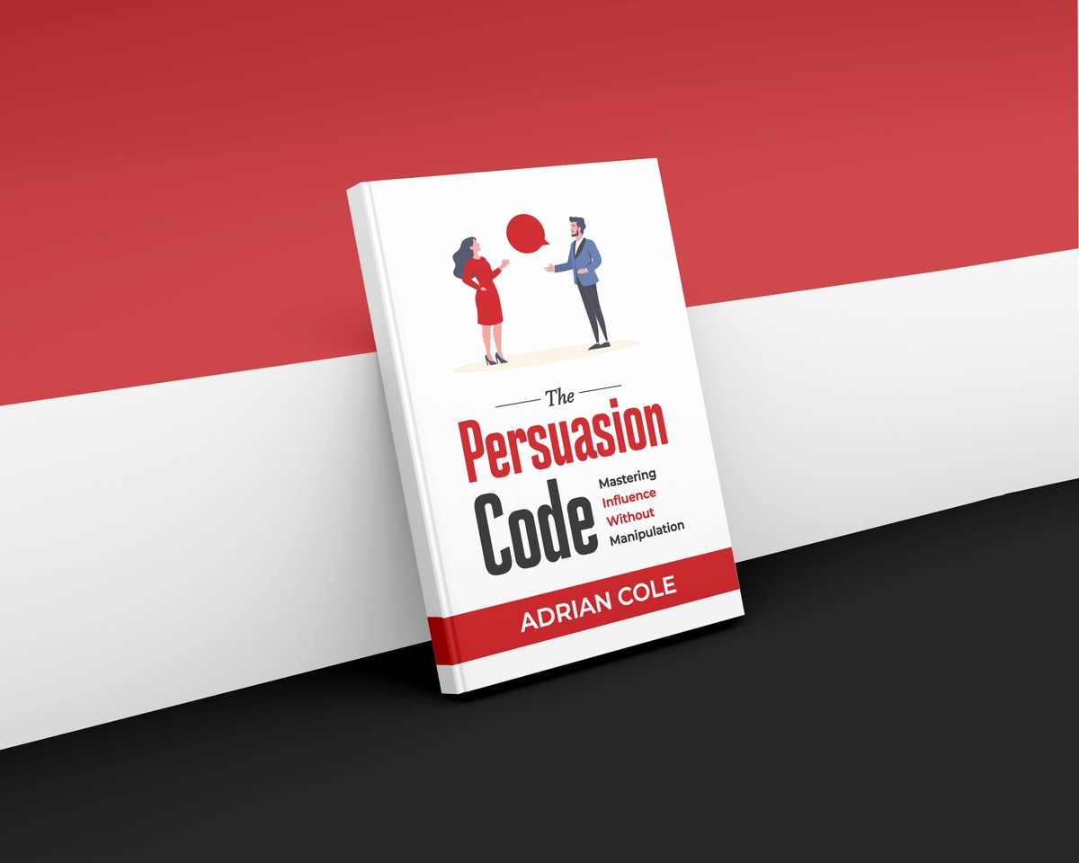 Zamanigraphic's tweet image. Day 12 of 60 — “The Persuasion Code”

Mastering influence without manipulation.

Clean visuals, confident typography, and balanced contrast — this cover mirrors clarity and trust.

Do you think the design captures influence without manipulation?

#BookCoverDesign #DesignChallenge