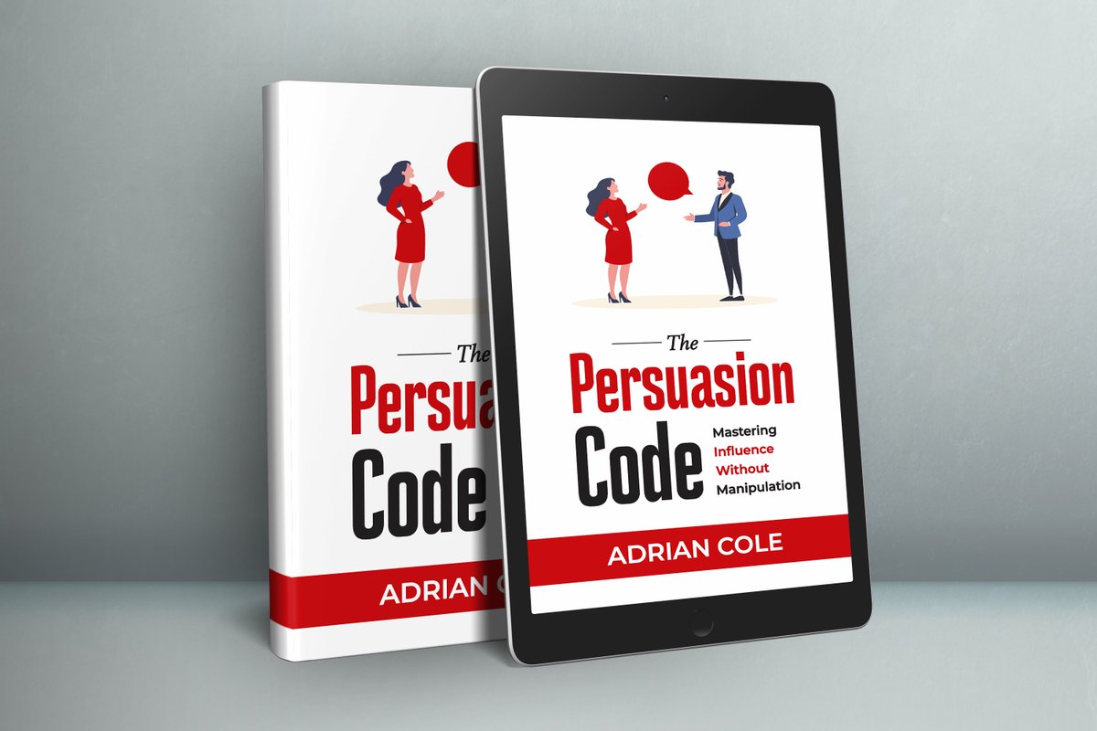 Zamanigraphic's tweet image. Day 12 of 60 — “The Persuasion Code”

Mastering influence without manipulation.

Clean visuals, confident typography, and balanced contrast — this cover mirrors clarity and trust.

Do you think the design captures influence without manipulation?

#BookCoverDesign #DesignChallenge