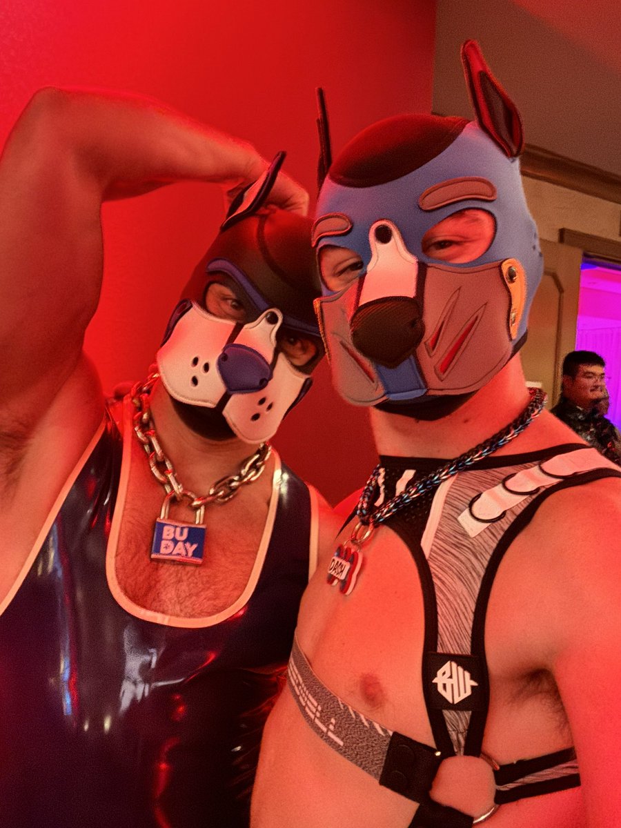 pupper_dash's tweet image. Hey look, I found @PupBuday while wandering MIR this year. His muscles were bigger than I thought…😳😳