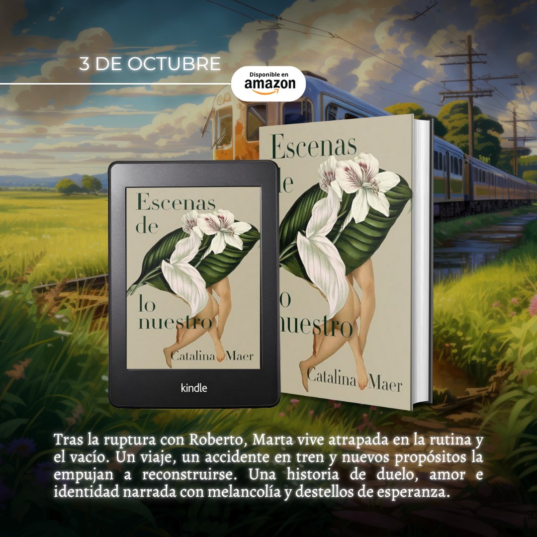 ⚠️A LA VENTA⚠️

💘"ESCENAS DE LO NUESTRO"
Autora: Catalina Maer
(<a href="/CatalinaMaer/">Catalina Maer</a>) 

Disponible en Amazon

(🇲🇽Mx) amzn.to/4qnfr5Y
(🌍Resto del mundo) amzn.to/3L05U4k

#BookTwitter #LibrosLesbicos #AmazonKindle #EditorialEgales #publi