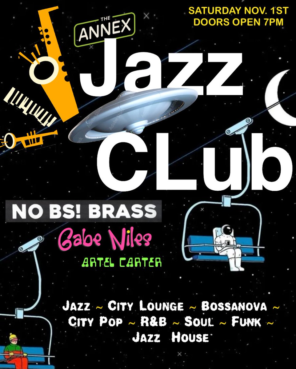 Jazzy vibes at The Annnex tnight.
Come get some sophistication ya bum

🥂✨️